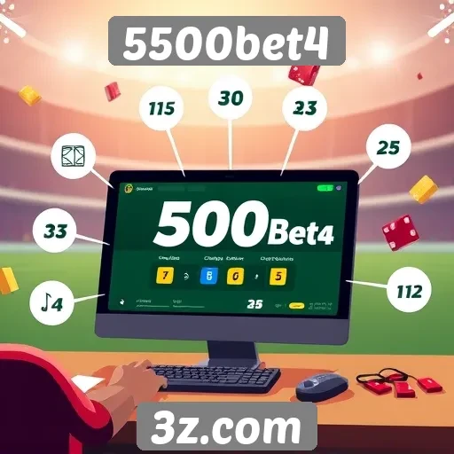 Análise das funcionalidades do site 5500bet4