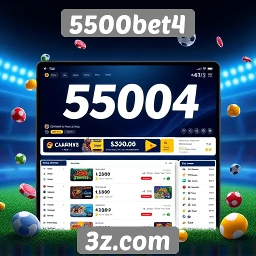 Experiência do usuário no site 5500bet4