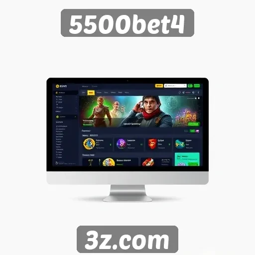 Interface do usuário do site 5500bet4 é intuitiva